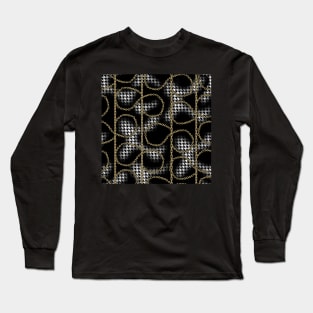 Gold chains pattern with goose foot Long Sleeve T-Shirt